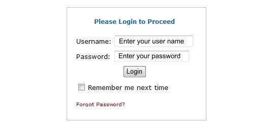 Login